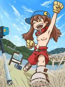 秋空の半裸クロノアコス