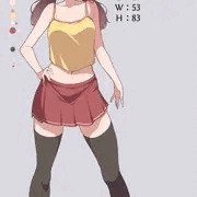 オリキャラJS　篠田律ちゃん設定画