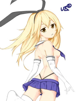 習作4枚目 島風ちゃん