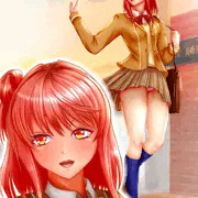【挿絵】下校中女子校生の比較的健全なパンチラ