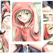 【DLイラスト集】捕らわれ赤ずきん