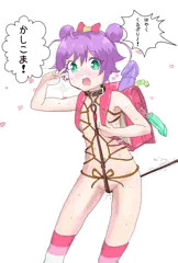 らぁらは今日もみれぃに連れられて登校です