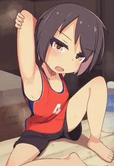 ストレッチをサボるうちのエースを監視！！
