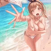 ライザちゃんと砂浜で追いかけっこしたい