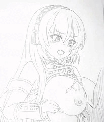 ボーカロイド握手会ならぬ挟み会で大活躍するルカ様。