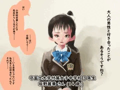 ロリにロリコンを否定されるだけの絵