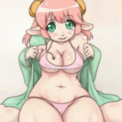 水着がちょっときついかしら///