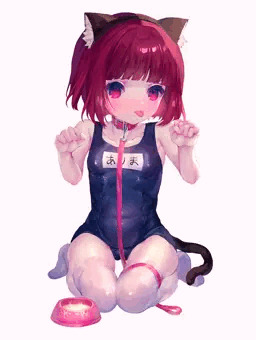 猫耳スク水ニーハイ有馬かな