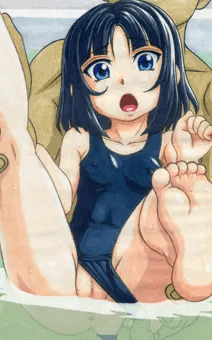 スク水少女とお風呂でえっち