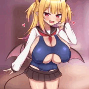 発育が良いメスガキサキュバスちゃん