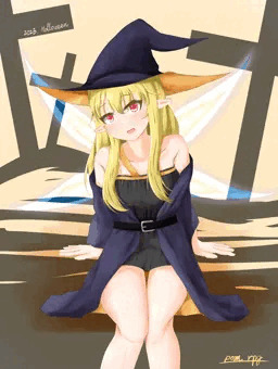 ハロウィンの魔女妖精さん