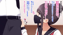 制服 黒マスク 学校帰りフェラ