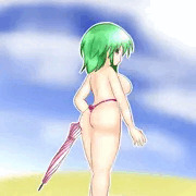 ビーチでトップレスゆうかりん