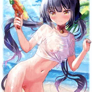 夏の猫耳ちゃん
