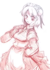 茨木さんにメイドをして貰いまして