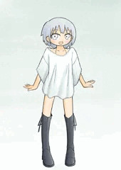 ロンTとサイハイブーツがエロい