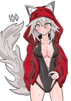 水着レッド