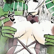 オークと4Pお姉さん♥