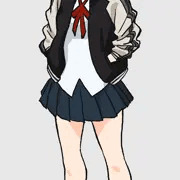 流子ちゃんの着衣と全裸