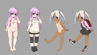 折本どうしようかな～程度のキャラデザ