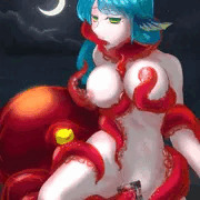 夜の浜辺