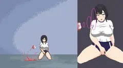 悪夢屋敷・無限牢獄　敵敗北エロシーン基本アニメーション32