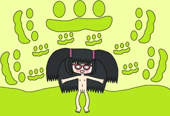 枝豆の小人ガール