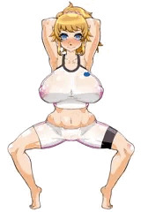 ガニ股ふみな