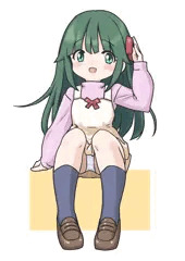 座りパンチラ