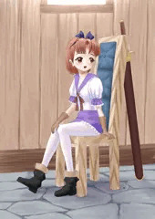 少女騎士の休息