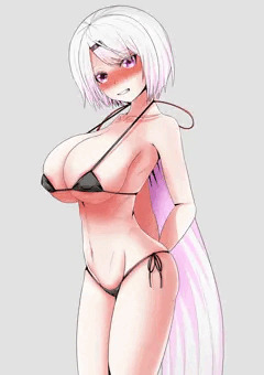 ハミ乳輪マイクロビキニ椎名陥没乳首全裸差分付き