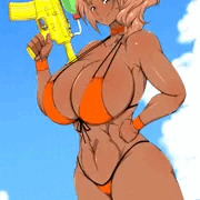 真夏の亮子ちゃん
