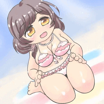 桜井春菜水着ひざまくら
