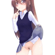 毛ちらJK