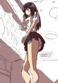 黒髪JKパンツ