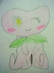 アナログ過去絵30　つぶグミピーチ