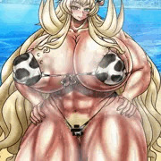 牛柄ビキニバゲ子