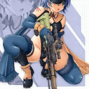 某お尻で魅せるガンガールRPG風スナイパー由真