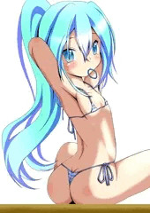 ミクさんが水着に着替えたら