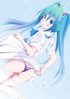 初音ミク 「…中まで濡れちゃってるぅ…」