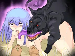 妖魔と退魔師の濃厚種付け交尾
