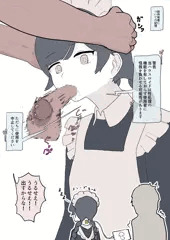 前の所有者に口で奉仕させられていた中古のメイドロボ