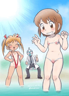 #暑いので水着絵で体温調節する