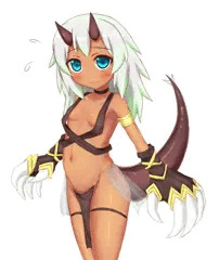褐色竜娘