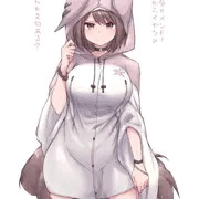 梅雨どき狼娘ちゃん