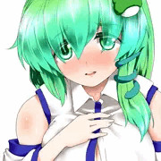 早苗さんのブラは青色だと思う