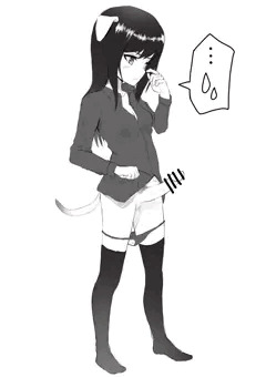 ネウロイに寄生されてふたなり化してしまい誰にも相談できず困惑するドッリオさん