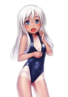例の水着