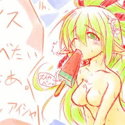 アイスもふもふレナさん。
