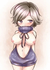 例のセーター